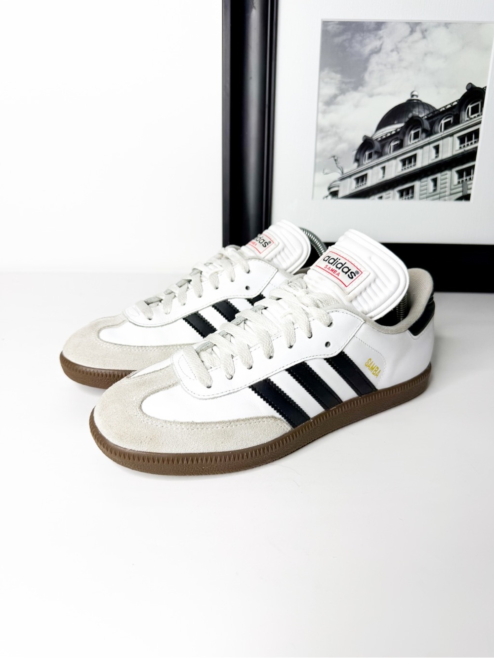 Adidas Samba White Black Gum Sneakers Men’s/Unisex Size 8